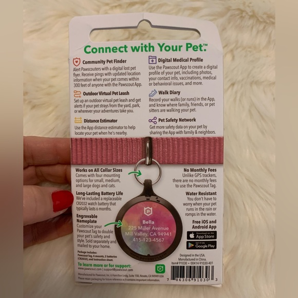 New Pawscout The Smarter Pet TAG NWT - Picture 3 of 4